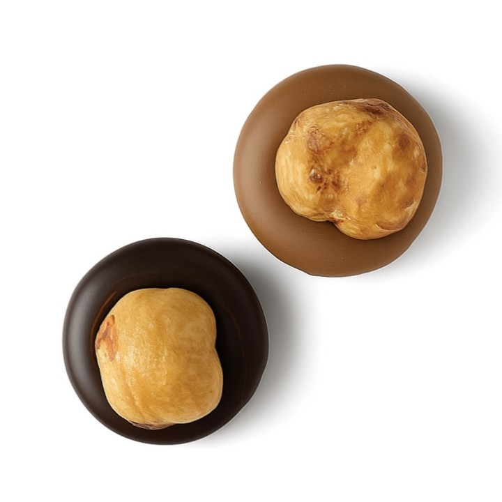 Coque chocolat avec noisette entière en sachet
