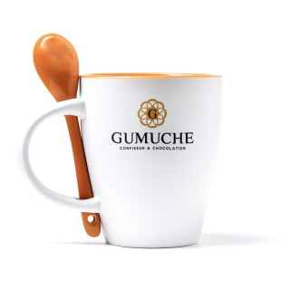 Mug et cuillère logo Gumuche