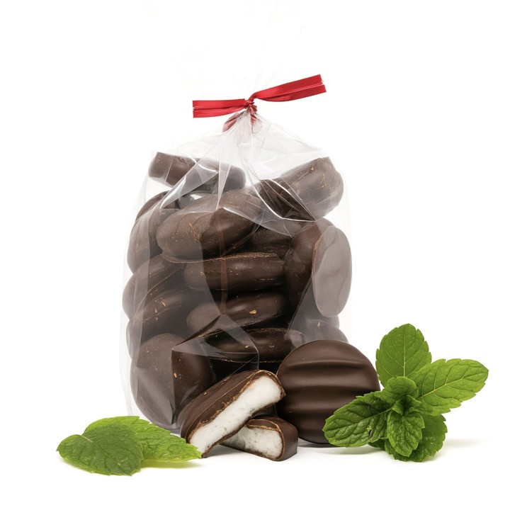 Palets menthe chocolat en sachet