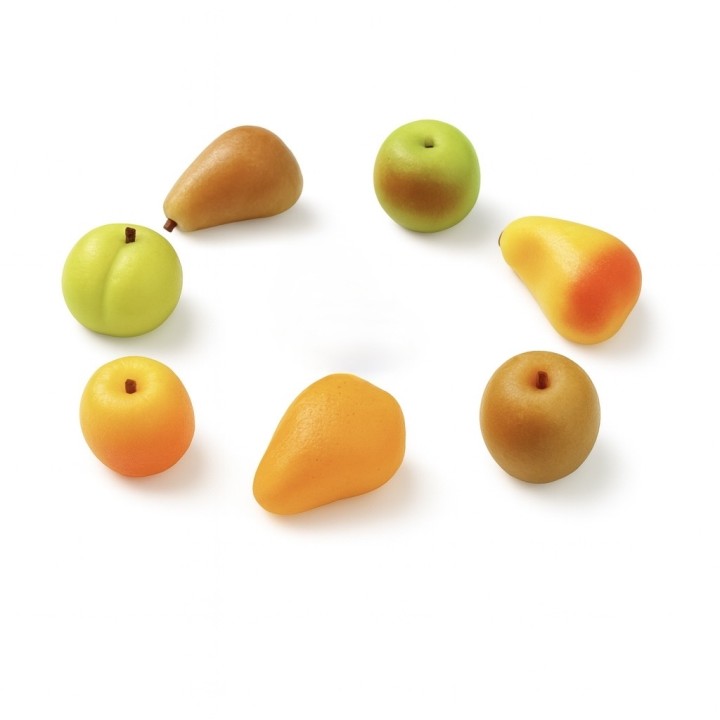 Pâtes d'amande fruits  (18) en boîte