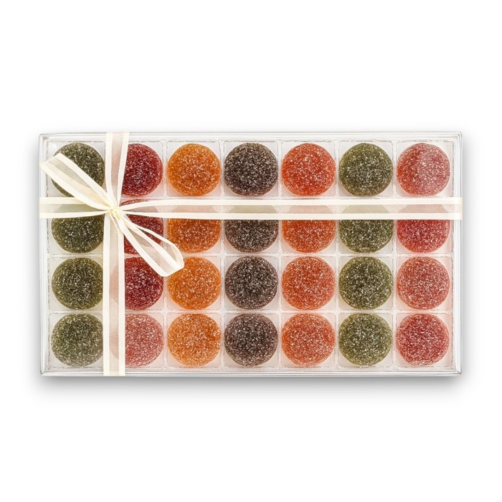 Pâtes de fruits rondes ( 18 ou 28) en boîte