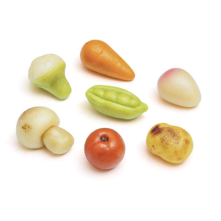Pâtes d'amande légumes (36)  en boîte