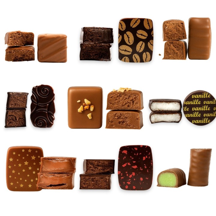 Assortiment de chocolats en sachet
