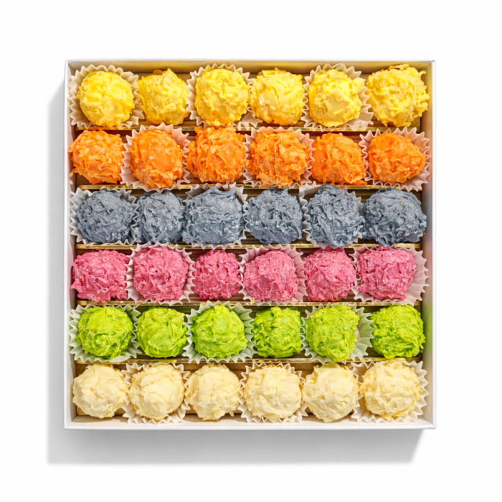 Coffret de 36 Chardons liqueurs chocolat