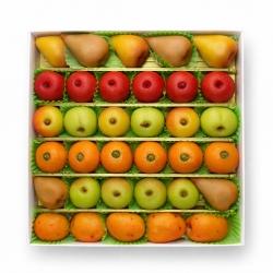 Pâtes d'amande fruits (34) en boîte