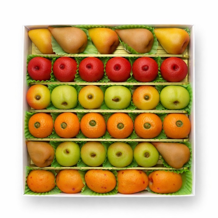 Pâtes d'amande fruits (34) en boîte