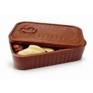 Boîte à sardines en chocolat