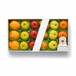 Pâtes d'amande fruits  (18) en boîte