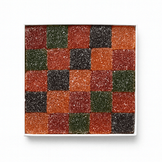 Pâtes de fruits carrées (25)  en boîte