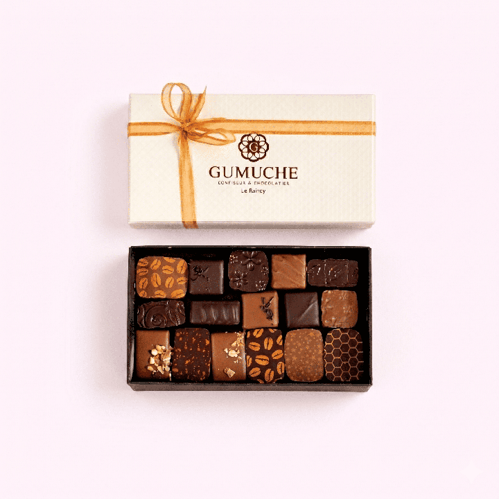 Chocolats assortis en coffret