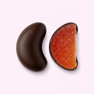 Tranche pâte de fruit orange en sachet